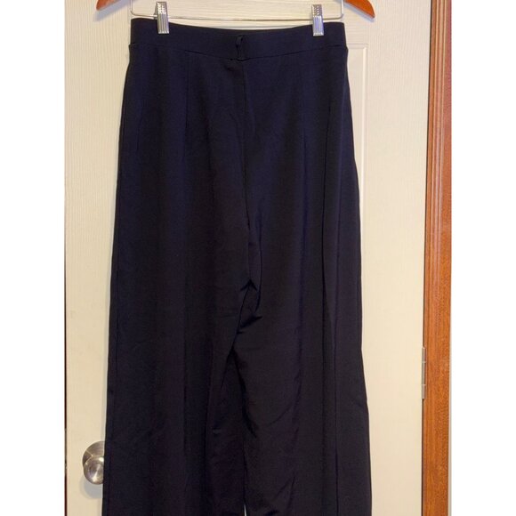 NWT OGL Ponte-De-Roma Drapey Bamboo Mid Rise Wide Leg Trouser Size Small - Picture 10 of 13